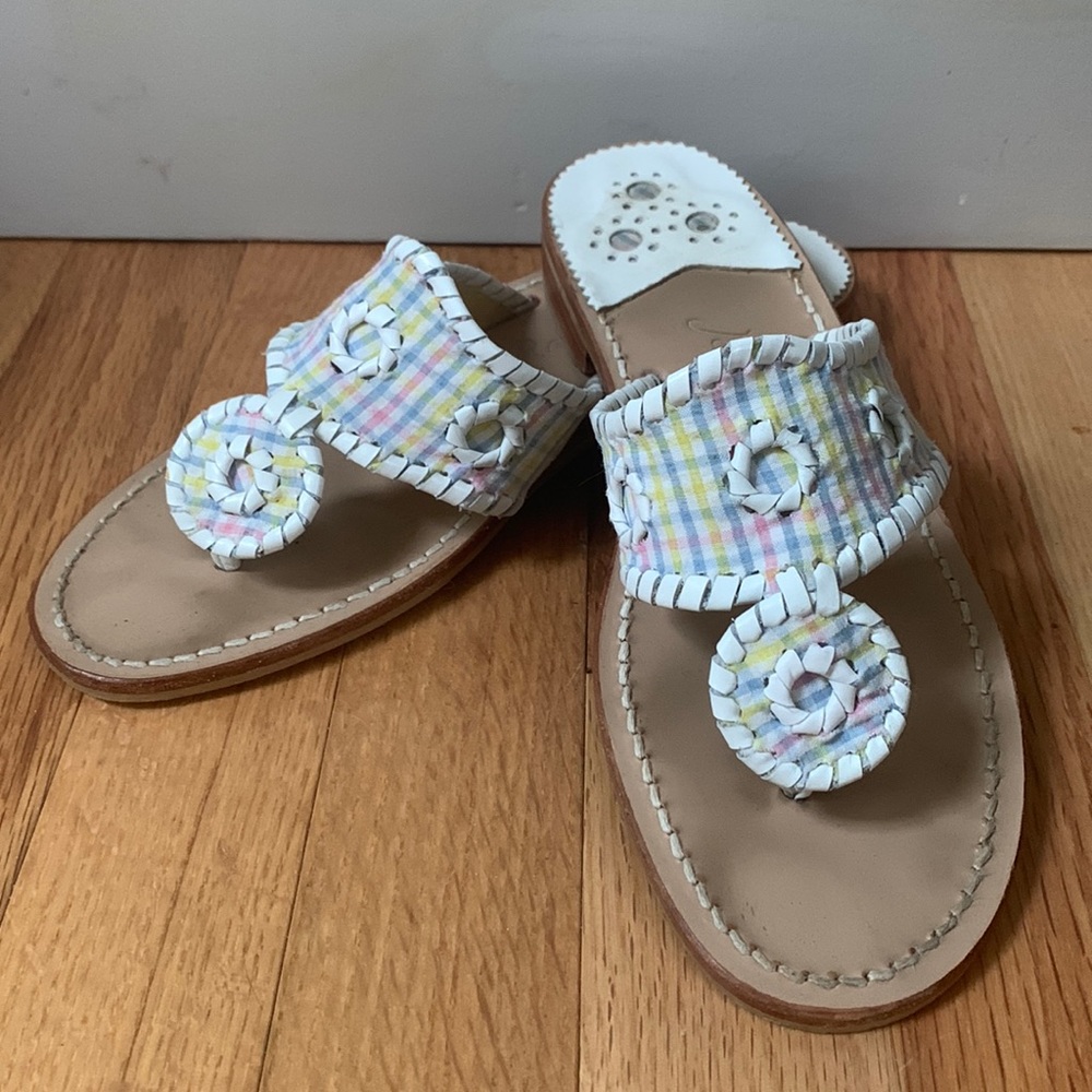 Jack Rogers Navajo Seersucker sandal 7 1/2